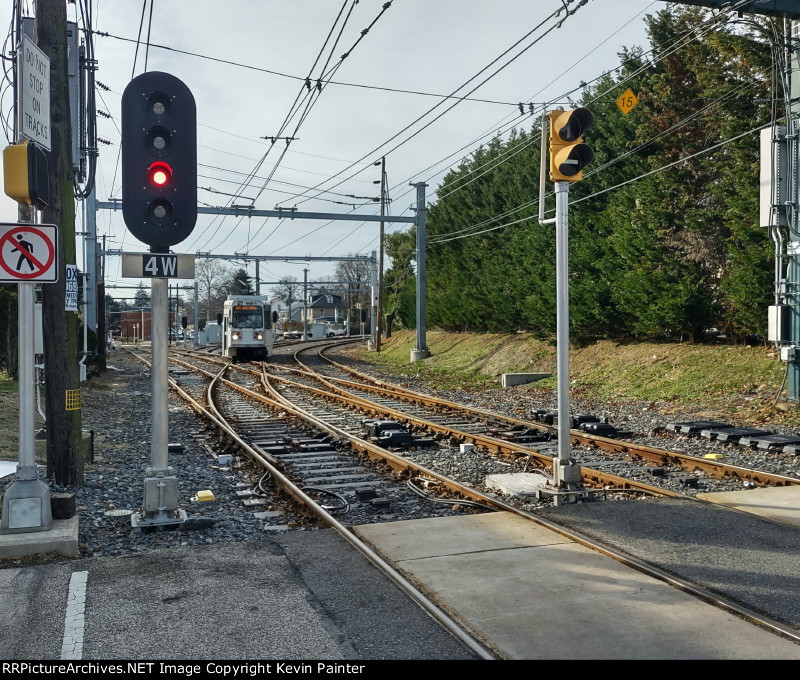 SEPTA Route 101/102 junction